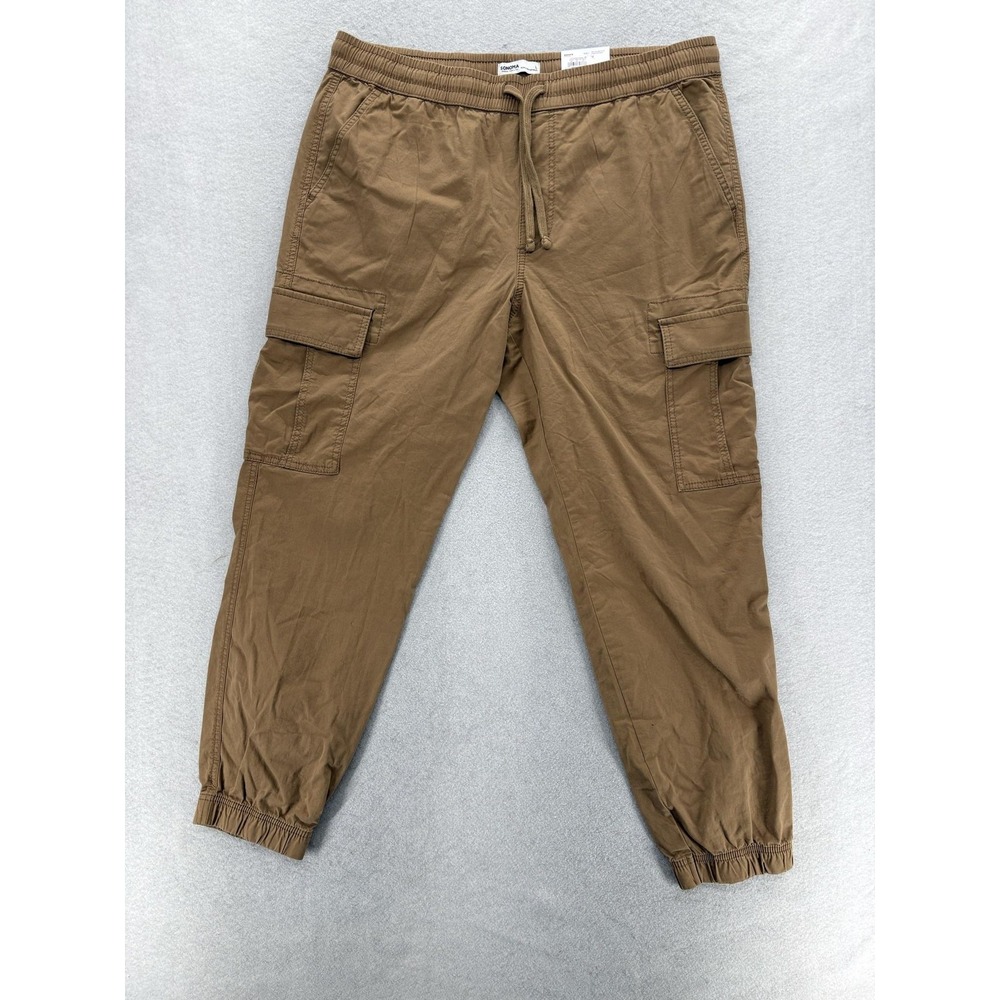 Sonoma Everyday Cargo Jogger Pants Mens Large Brown Relaxed Stretch Casual NWT